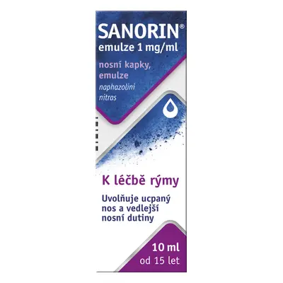 SANORIN EMULZE 1MG/ML NAS GTT EML 1X10ML