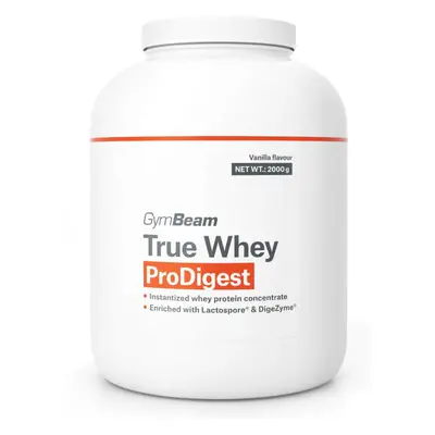 GymBeam True Whey ProDigest Vanilla flavour 2000g