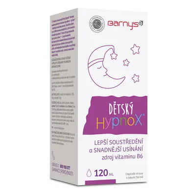 Barnys dětský HypnoX zklidňující sirup 120ml