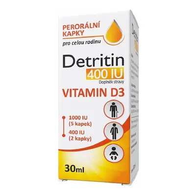 Detritin Vitamin D3 400 IU kapky 30ml