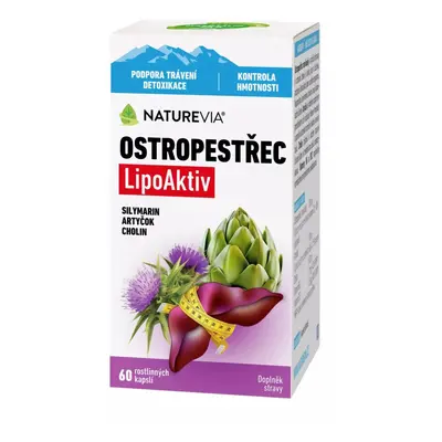 NatureVia Ostropestřec LipoAktiv cps.60