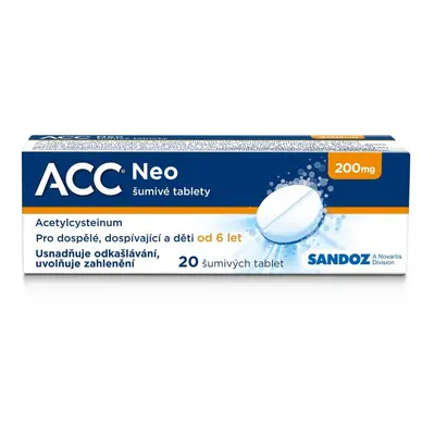 ACC NEO 200MG TBL EFF 20