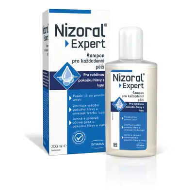 Nizoral Expert šampon pro svědivou pokožku hlavy s lupy 200ml