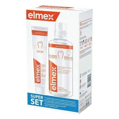 elmex Caries Protect.úst.voda 400ml+zub.pasta 75ml