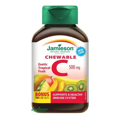 JAMIESON Vitamin C 500mg tr.ov.cucací tbl.100+20