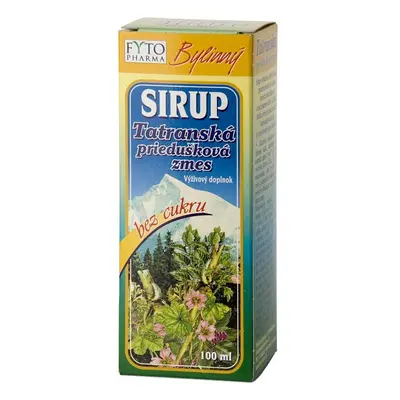 Tatranská průduš.směs Bylin.sirup bez cukru 100ml