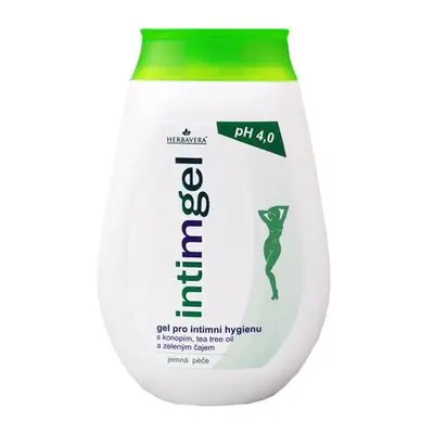 Intimgel gel s konopím a Tea tree HERBAVERA 250ml