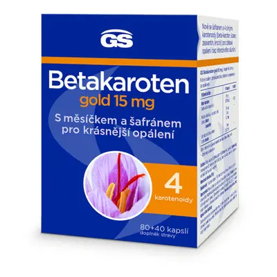 GS Betakaroten gold 15mg 80+40 kapslí