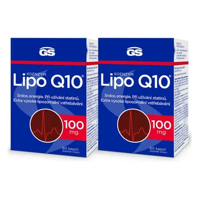 GS Koenzym Lipo Q10 100mg cps.60 - balení 2 ks