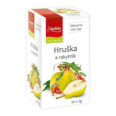 Apotheke Hruška a rakytník čaj 20x2g