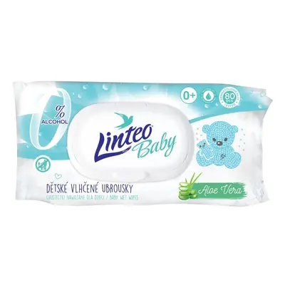 Linteo Baby Vlhčené ubrousky s Aloe vera 80ks