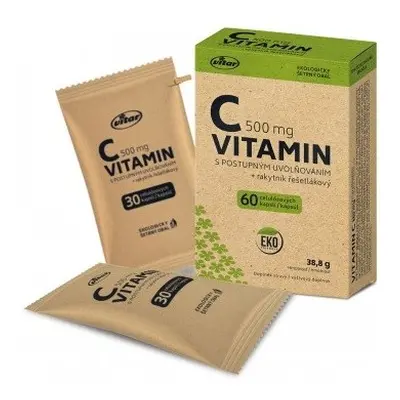 Vitar Vitamin C 500mg+rakytník EKO cps.60