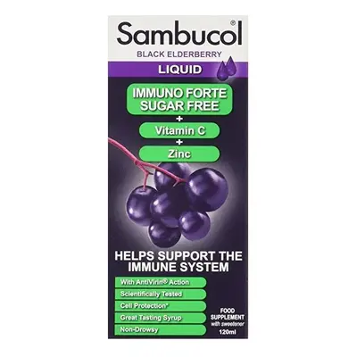 SAMBUCOL Immuno Forte Sirup dia + vitamin C + zinek 120ml