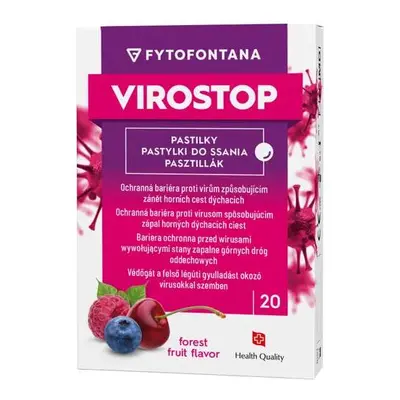 Fytofontana VIROSTOP pastilky lesní ovoce 20ks