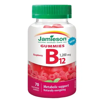 JAMIESON Vitamín B12 Gummies 1200mcg želatinové pastilky 70ks