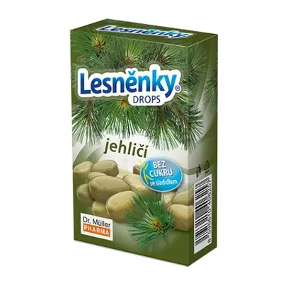 Lesněnky drops jehličí bez cukru 38g Dr.Müller