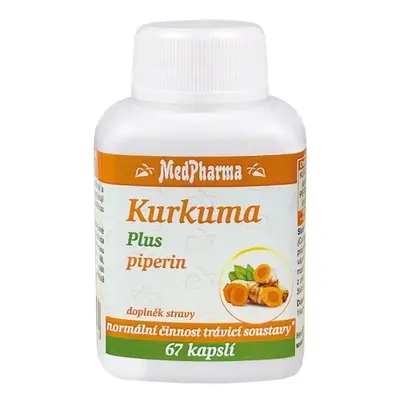 MedPharma Kurkuma Plus piperin cps.67