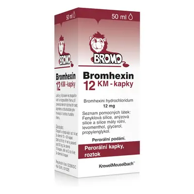 BROMHEXIN KM 12MG/ML POR GTT SOL 50ML