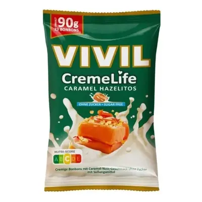 Vivil CremeLife karamel+lísk.oříšek bez cukru 90g