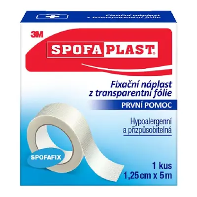 3M Spofaplast 431 Fixační náplast transparentní fol.5mx12.5mm