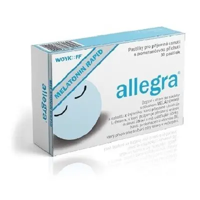 allegra MELATONIN RAPID 30 pastilek