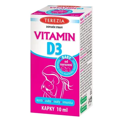 TEREZIA Vitamin D3 baby od narození 400 IU 10ml