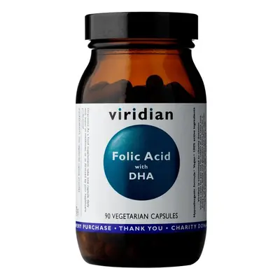 Viridian Folic Acid with DHA cps.90