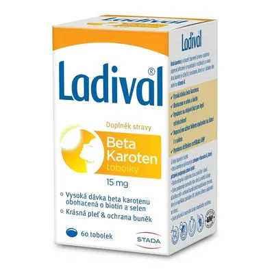 LADIVAL Beta karoten 15mg tob.60