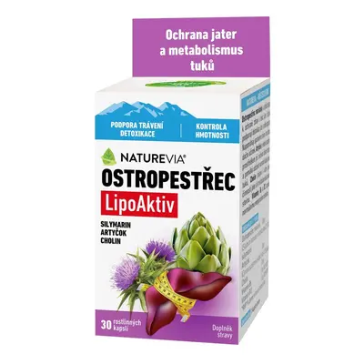 NatureVia Ostropestřec LipoAktiv cps.30