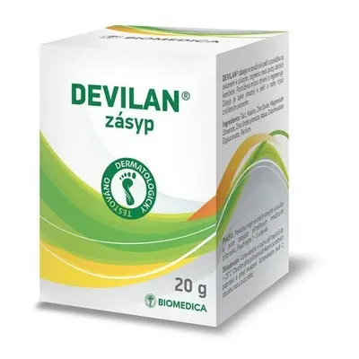 Devilan zásyp na nohy 20g