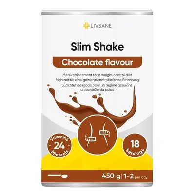 LIVSANE Slim Shake dietní výživový koktejl příchuť čokoláda 450g