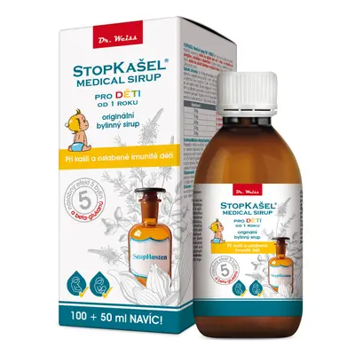 STOPKAŠEL Medical sirup OD 1 ROKU 100+50ml NAVÍC