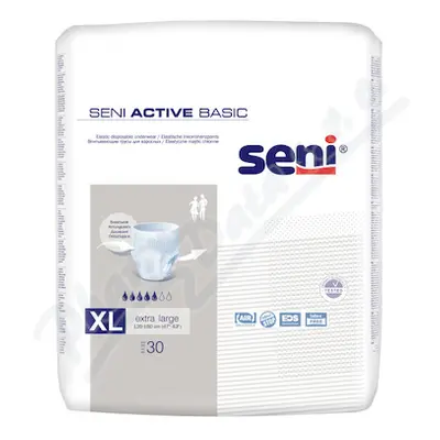 SENI ACTIVE BASIC EXTRA LARGE KALHOTKY ABSORPČNÍ NATAHOVACÍ, BOKY 120 - 160 cm 3