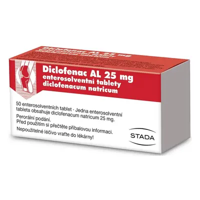 DICLOFENAC AL 25MG TBL ENT 50