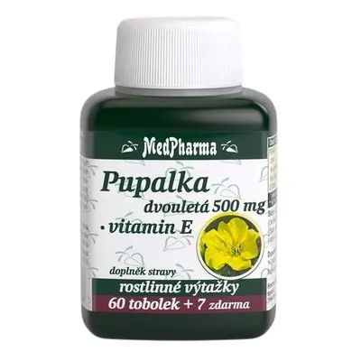 MedPharma Pupalka dvouletá 500mg + vitamin E tob.67