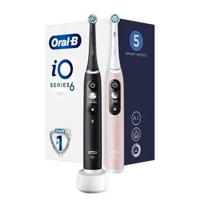 Oral-B iO6 Duo Series Black/Pink Sand Extra Handle