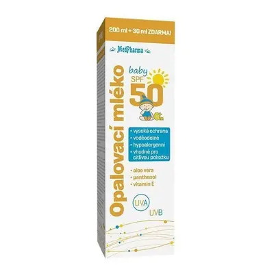 MedPharma Opal.mléko SPF50 baby 200ml+30ml ZDARMA