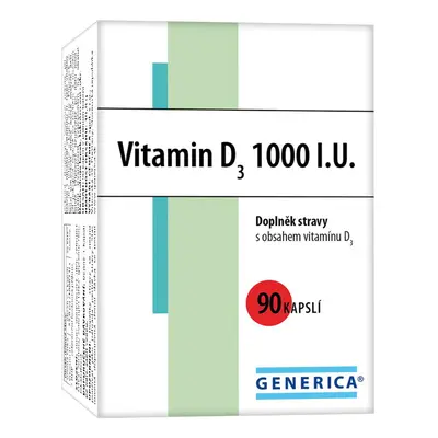 Vitamin D3 1000 I.U. cps.90 Generica