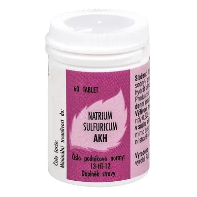 AKH Natrium sulfuricum 60 tablet