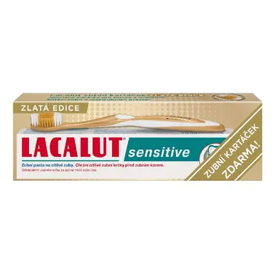 Lacalut Sensitive zubní pasta 75ml ZLATÁ EDICE