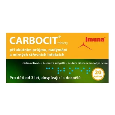 CARBOCIT 320MG/25MG/3MG TBL NOB 20