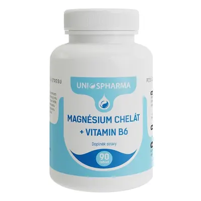 UniosPharma Magnésium chelát + Vitamín B6 90 tablet