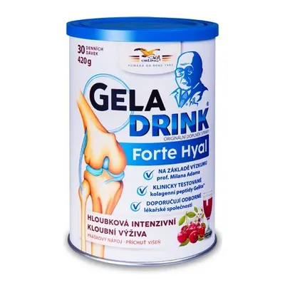 Geladrink FORTE HYAL práškový nápoj višeň 420g