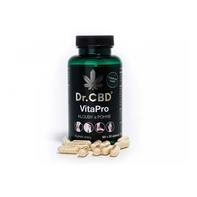 Dr.CBD VitaPro Klouby a pohyb cps.60+20