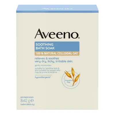 Aveeno Zklidňující ovesná koupel 8x42g