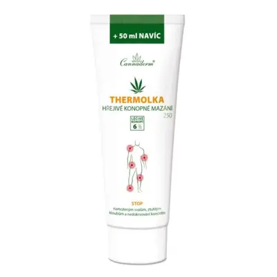 Cannaderm Thermolka hřejivé konopné mazání 250 ml