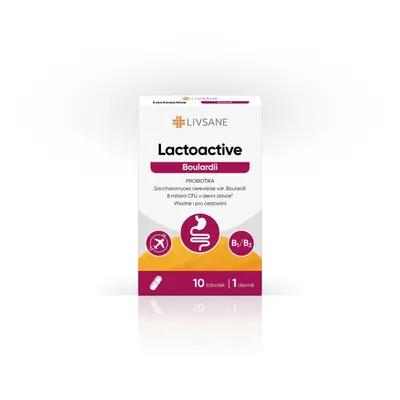 LIVSANE Lactoactive Boulardii PROBIOTIKA tob.10