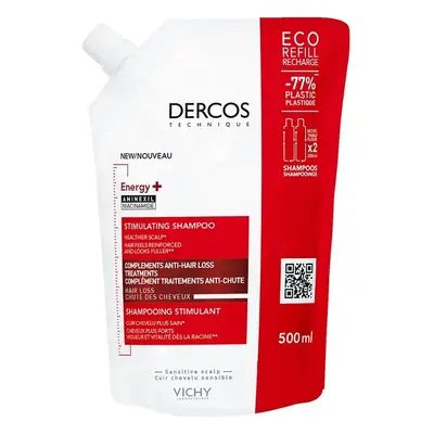 VICHY DERCOS Energy+ šampon náplň 500ml