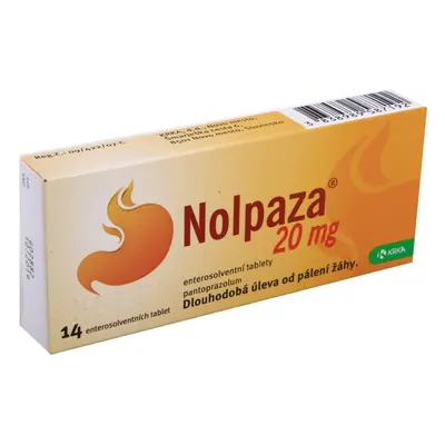 NOLPAZA 20MG TBL ENT 14