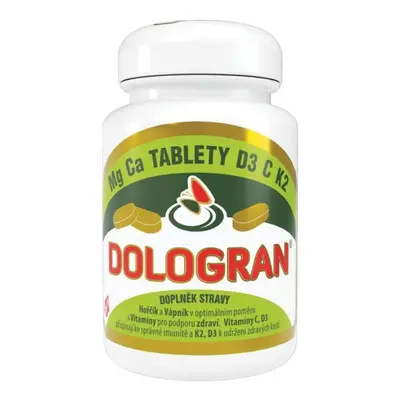 DOLOGRAN tablety Mg Ca D3 C K2 tbl.60